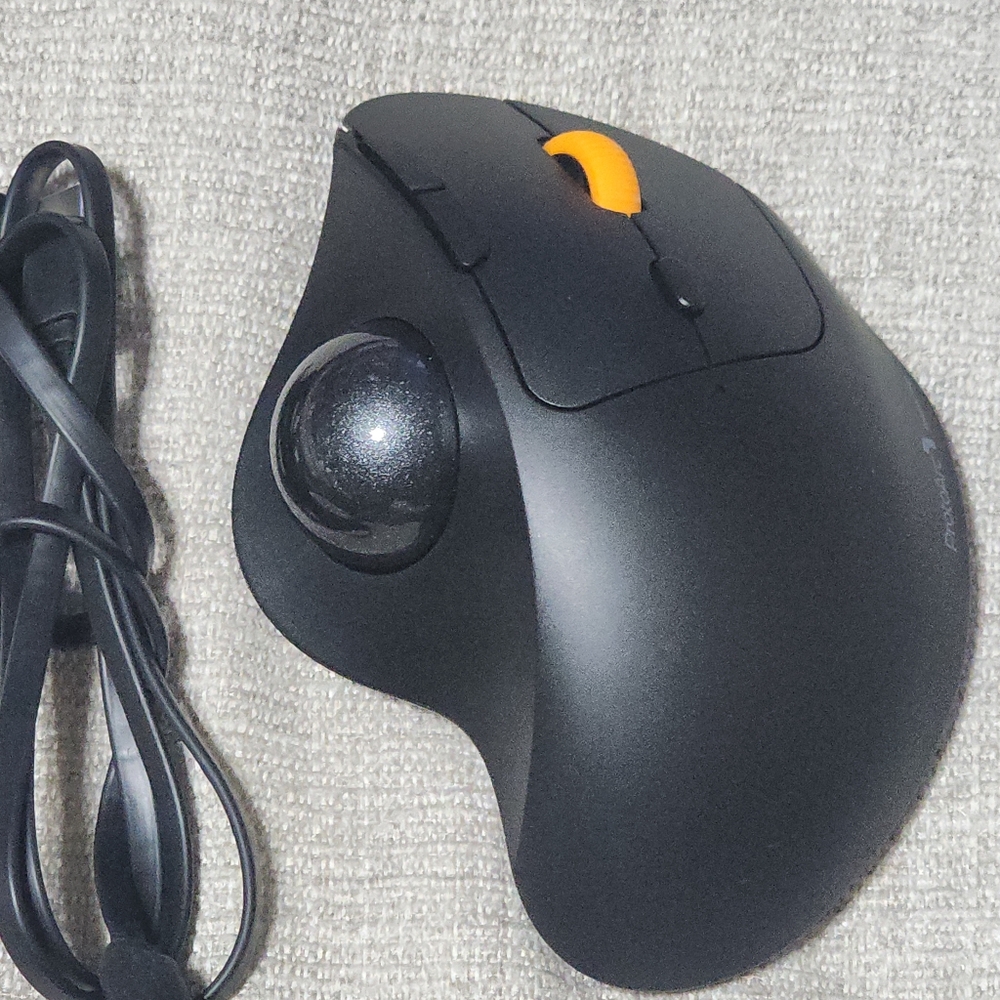 ProtoArc Wireless Trackball Mouse EM04 Ergonomic Bluetooth Rollerball Mouse